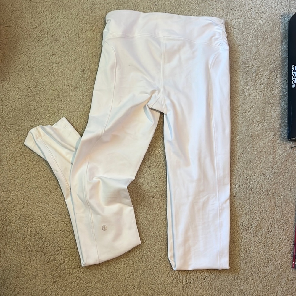 White Lululemon Leggings!